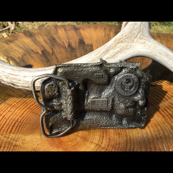 mule deer belt buckle